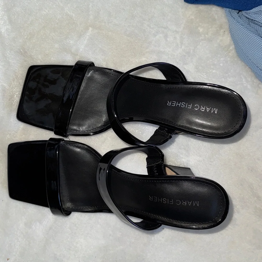 Marc Fisher Black Patent Heels